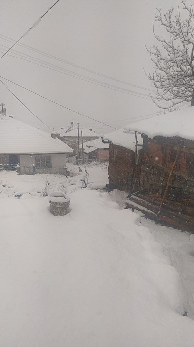 Kızılcahamam'a 2021 yılının ilk karı yağdı