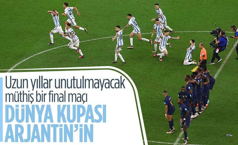 022 D&uuml;nya Kupası'nı Arjantin kazandı