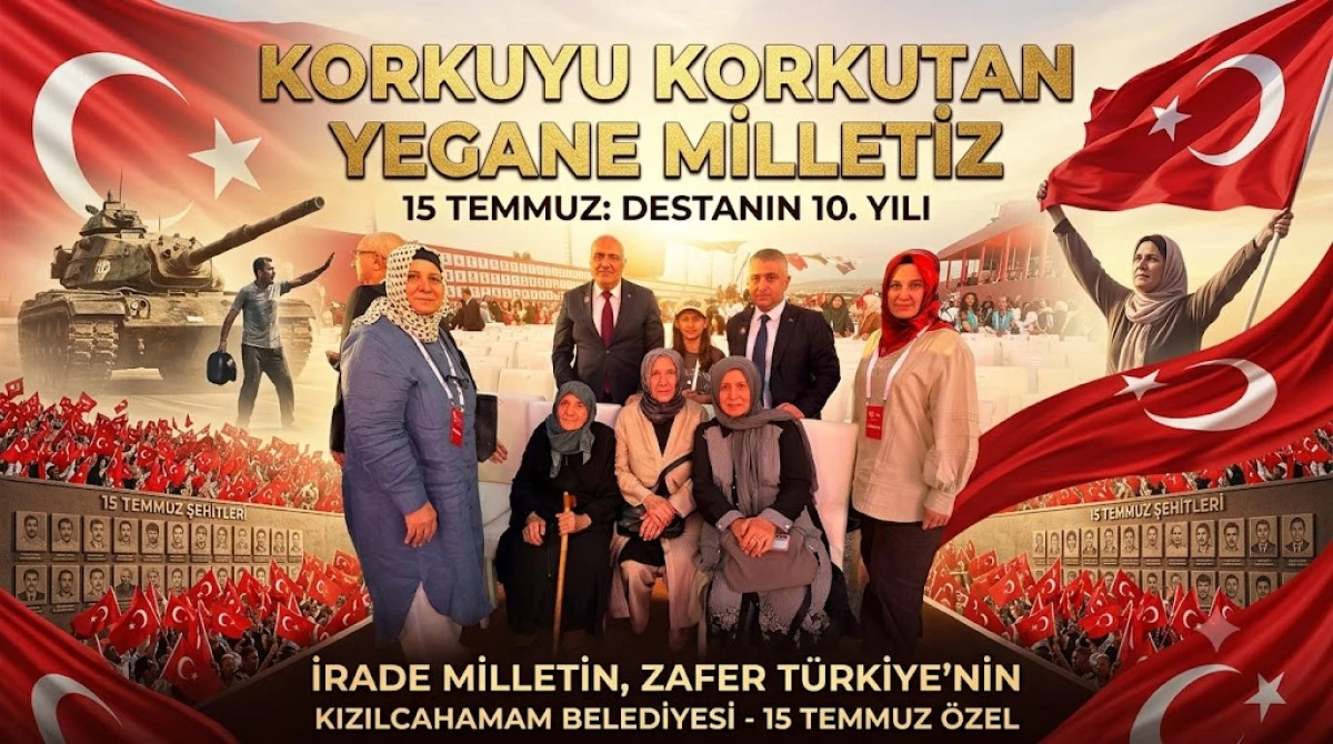 15 TEMMUZ&rsquo;UN 10. YIL D&Ouml;N&Uuml;M&Uuml;NDE ANLAMLI T&Ouml;REN: BAŞKAN S&Uuml;LEYMAN ACAR DA KATILDI