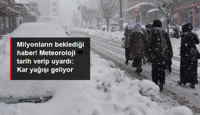 Çarşamba gününden itibaren Ankara başta olmak üzere iç kesimlerde kar yağışı görülecek