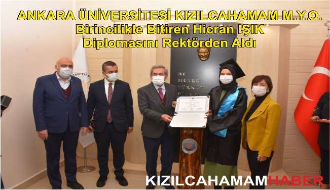 Hicran Işık  A.Ü. Kızılcahamam M.Y.O. Birincilikle Bitirdi.