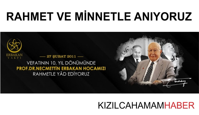 Vefatının üzerinden 10 yıl geçen merhum Başbakan Necmettin Erbakan, Cumhurbaşkanı Recep Tayyip Erdoğan tarafından anıldı.