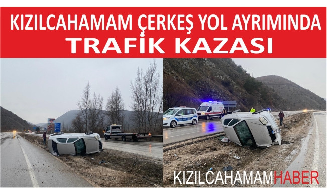 Kızılcahamam Trafik Kazası 4 Yaralı 