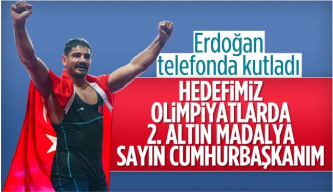 Cumhurbaşkanı Erdoğan, Taha Akgül'ü telefonla arayarak kutladı