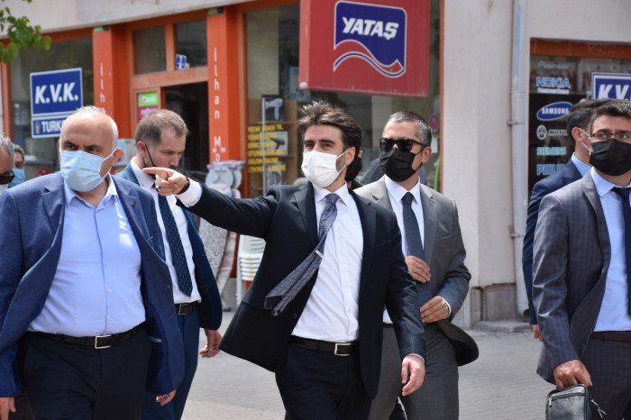 Başkan Acar  Mehmet Akif Küçükdağ ile Hal Projesinin Son Durumunu İnceledi