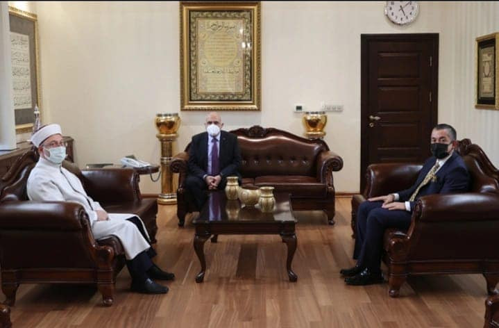 Can Aksoy Ve Süleyman Acar'dan Diyanet İşleri Başkanı'na Ziyaret
