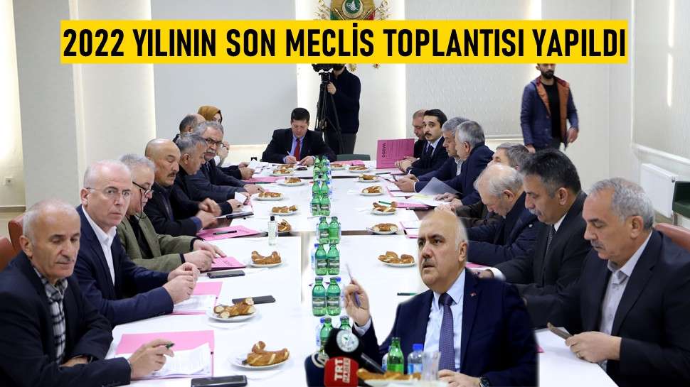 2022 Yılının Son Meclis Toplantısı Yapıldı