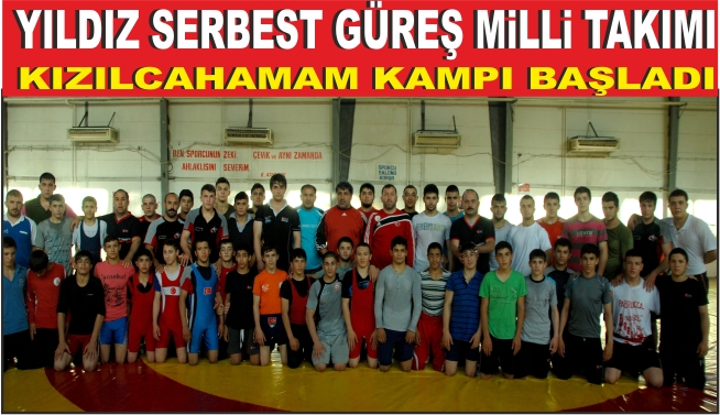 Yıldız Serbest Güreş Milli Takımı Kızılcahamam\'da kampta