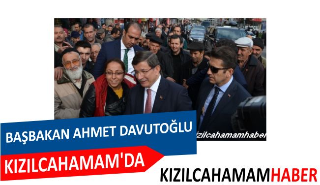 Başbakan Ahmet Davutoğlu Kızılcahamam\'da