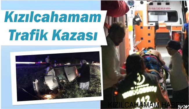 Akdoğan Köyünde Trafik Kazası Beş Yaralı