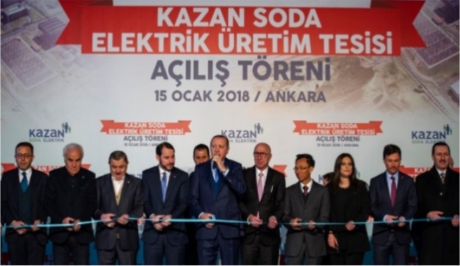 Kazan Soda Fabrikası Cumhurbaşkanı Erdoğan Tarafından Açıldı