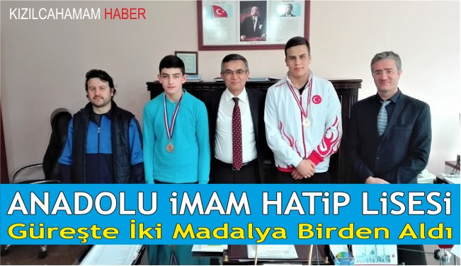 Anadolu İmam Lisesinden İki Altın Madalya Birden