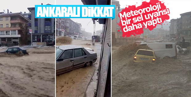 Meteoroloji\'den Ankara\'da sel uyarısı