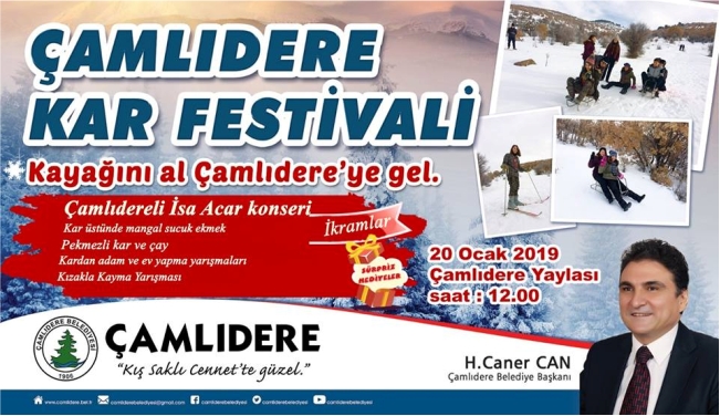 Çamlıdere Kar Festivaline davet