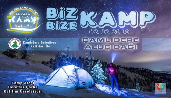 Aluçdağı Kış Kampı Başlıyor, Çadırını Al Çamlıdere'ye Gel