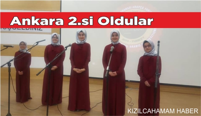 Arapça Çocuk Şarkısı Yarışmasında Ankara ikincisi oldular 