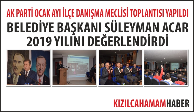Belediye Başkanı Süleyman ACAR 2019 Yılını Değerlendirdi