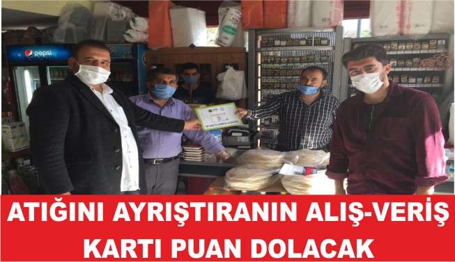 Atığını Ayrıştıranın Alışveriş Kartı Puan Dolacak