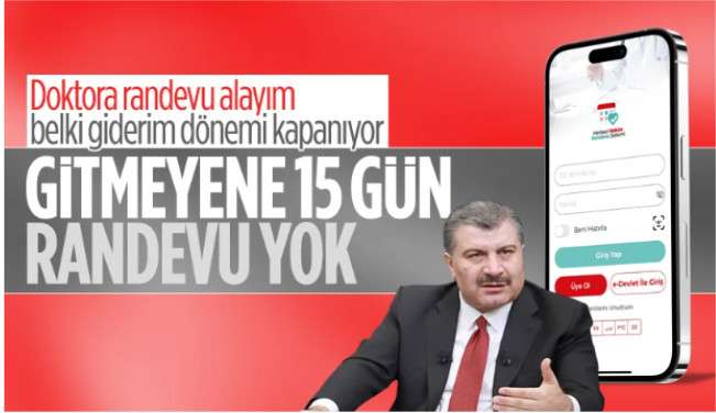 ahrettin Koca: 'Randevu alayım sonrasına bakayım' dönemi bitti