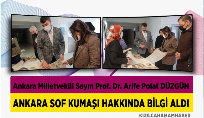 Ak Parti Ankara Milletvekili Prof.Dr.Arife Polat Düzgün Kızılcahamam'da incelemelerde Bulundu