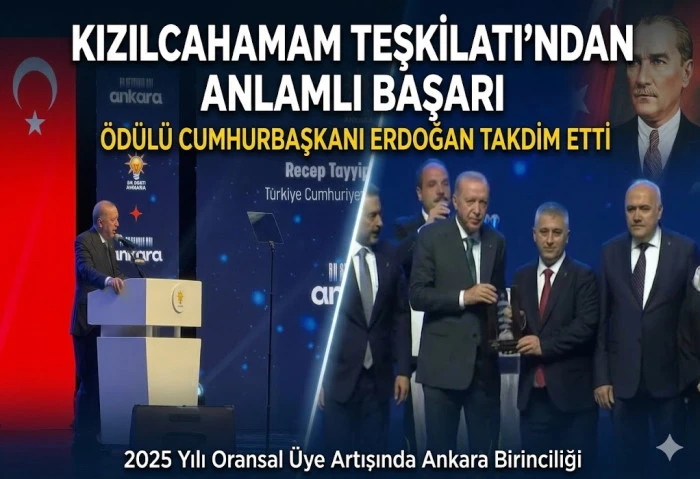 Ak Parti Kızılcahamam İl&ccedil;e Teşkilatı'ndan Anlamlı Başarı 