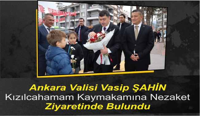Ankara Valisi Vasip Şahin Kızılcahamam'da İncelemelerde Bulundu
