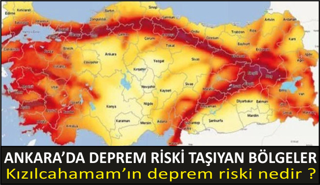 Ankara'da deprem riski olan ilçeler hangileri? Kızılcahamam'da fay hattı var mı?