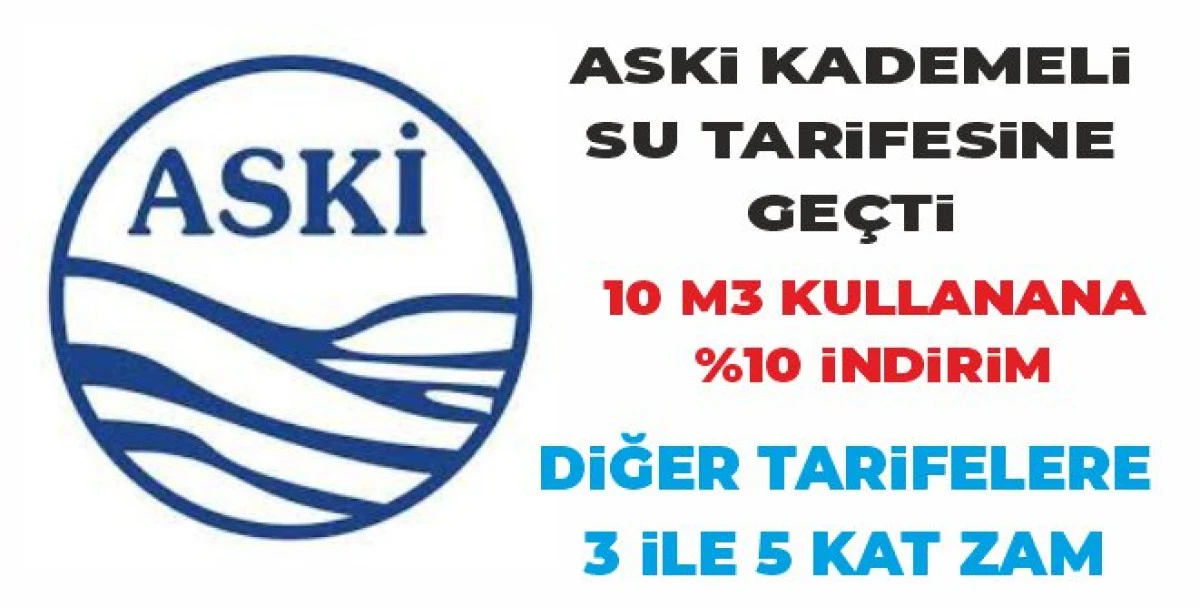 Ankara'da yeni su tarifesi: Çok tüketene yüksek tarife