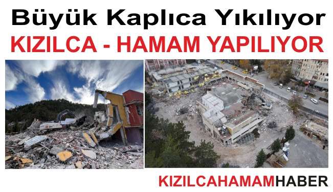 Büyük Kaplıca Yıkılıyor 