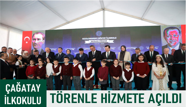 Çağatay İlkokulu Milli Eğitim Bakanı Mahmut Özer tarafından açıldı