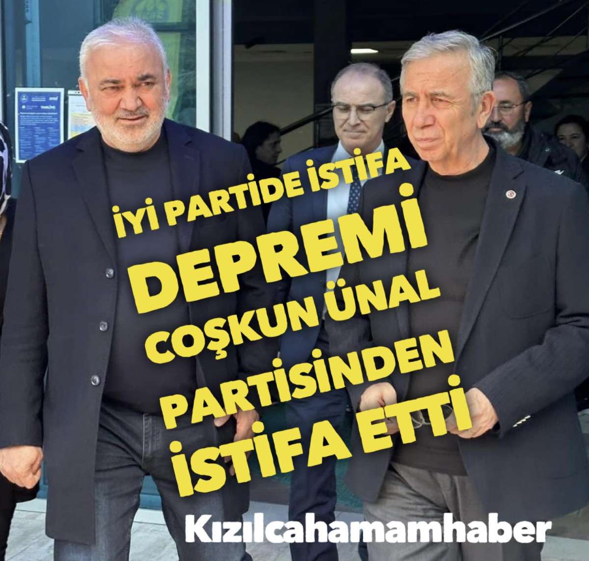 Coşkun Ünal İYİ PARTİ'den istifa etti.