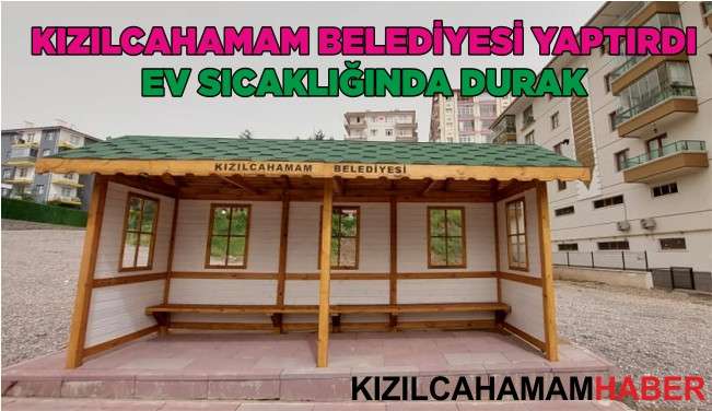 Ev Sıcaklığında Otobüs Durağı 