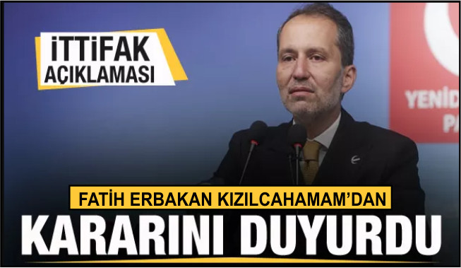 Fatih Erbakan’dan ‘ittifak’ açıklaması! Kararını Kızılcahamam'dan duyurdu