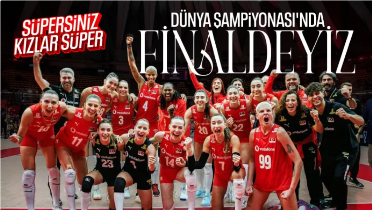 Finaldeyiz! A Milli Kadın Voleybol Takımı, Japonya'yı devirdi.