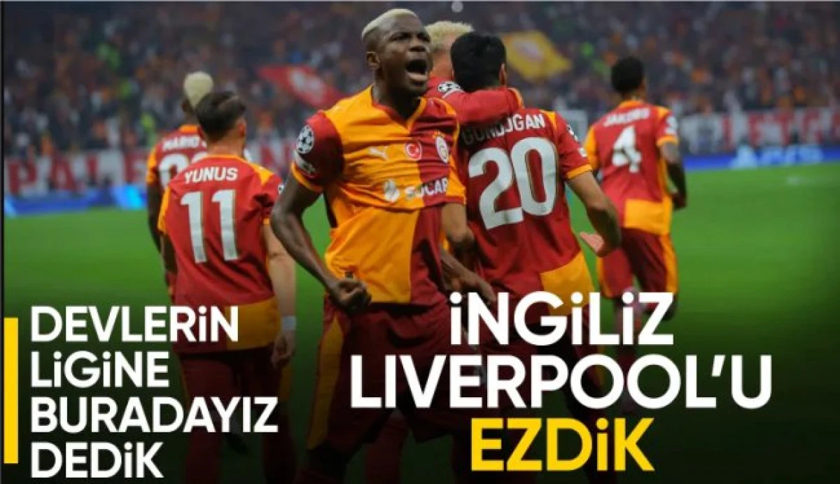Galatasaray, Liverpool'u tek golle yıktı!