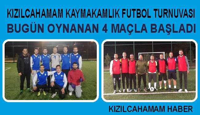 Kaymakamlık Kamu Futbol Turnuvası Başladı