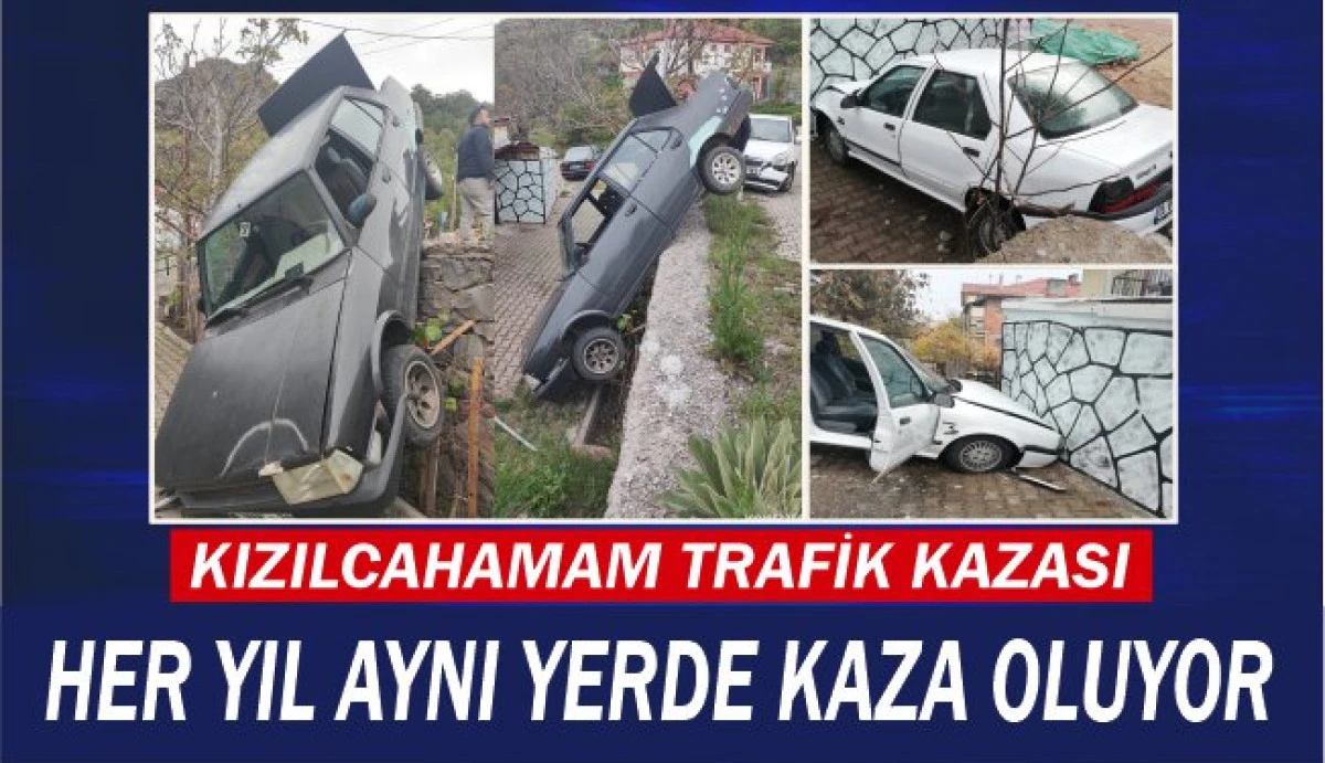 Kızılcahamam Karşıyaka Mahallesi Trafik Kazası 