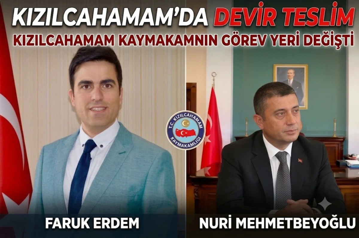 Kızılcahamam Kaymakamı Nuri Mehmetbeyoğlu Adana Vali Yardımcısı oldu