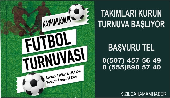 Kızılcahamam Kaymakamlık Futbol Turnuvası Başvuruları Başladı.