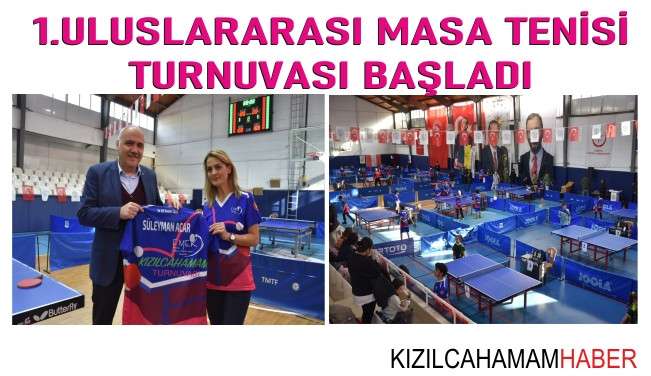Kızılcahamam Masa Tenisi Turnuvası Başladı