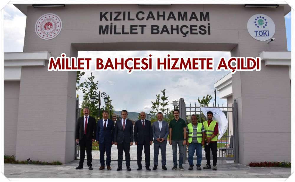 Kızılcahamam Millet Bahçesi Hizmete Açıldı