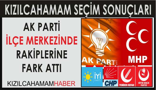 Kızılcahamam Şehirmerkezi Milletvekili Sonuçları 