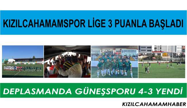 Kızılcahamam Spor Lige 3 Puanla Başladı
