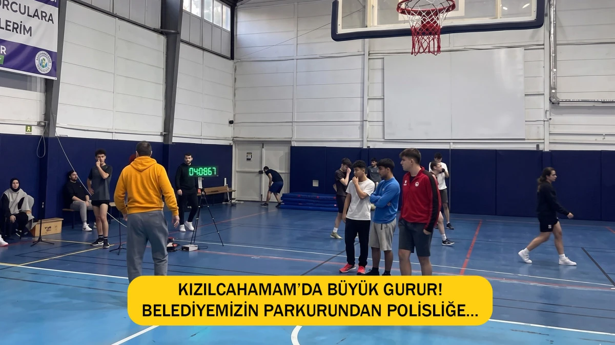 KIZILCAHAMAM&rsquo;DA B&Uuml;Y&Uuml;K GURUR! BELEDİYEMİZİN PARKURUNDAN POLİSLİĞE&hellip; 