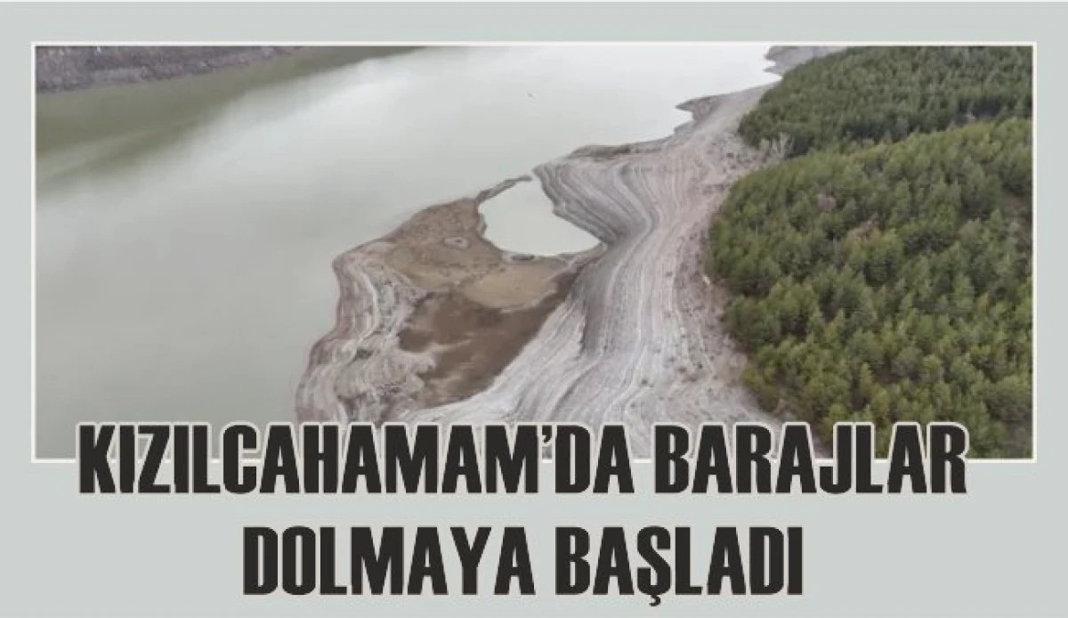 Kızılcahamam'da eriyen karlar barajları doldurmaya başladı