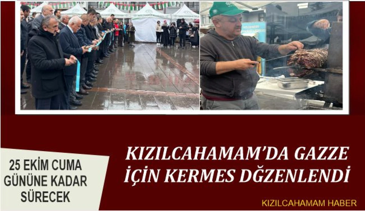 Kızılcahamam’da Gazze İçin Hayır Kermesi Düzenlendi