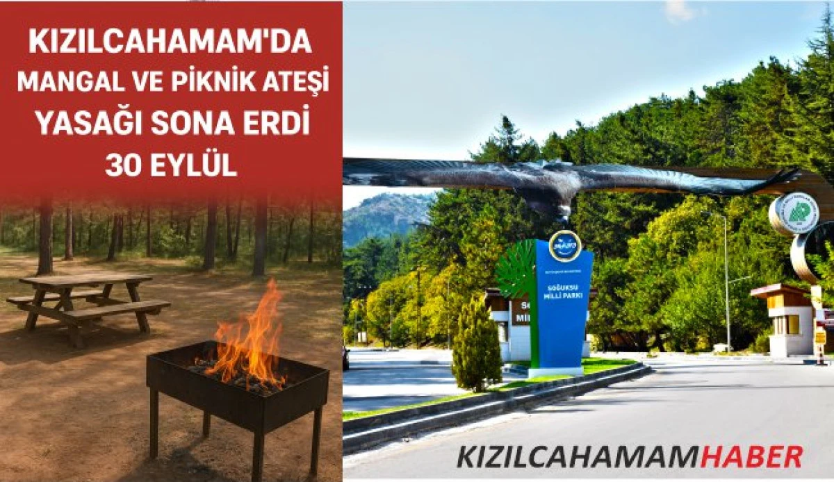 Kızılcahamam’da Mangal ve Piknik Ateşi Yasağı Sona Erdi