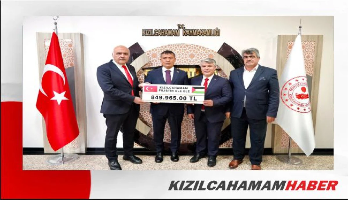 Kızılcahamam’dan Gazze’ye Gönül Köprüsü