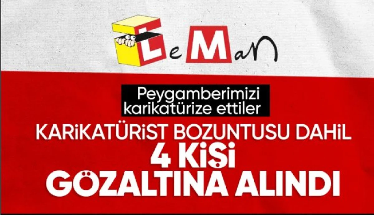 Leman Dergisinden alçaklık! Peygamber Efendimiz'e hakaret ettiler: Gözaltılar var