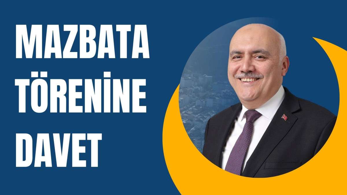 Mazbata Törenine Davet